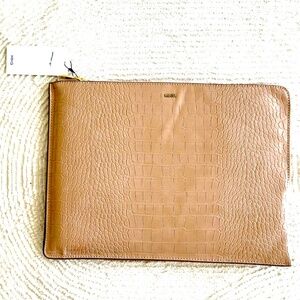 Mango Crocodile effect laptop case 15” NWT